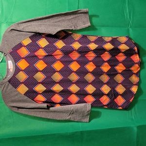 Lularoe printed Randy top in XS